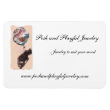 Posh and Playful Jewellery refrigerator magnet