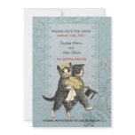 Posh Cats Wedding Invitation