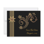 Posh Gold Save The Date Cards Personalized Invitations