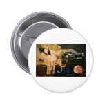POSH PEOPLE 52X37 ACRILIC ON PAPER 2010 PINBACK BUTTONS