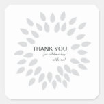 Posh Petals | Silver | Customizable Sticker