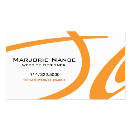Posh Popp - Website Designer Business Cards