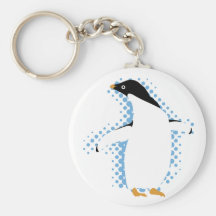 Posing Penguin Key Chains