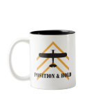 Position And Hold Airplane Coffee Mug