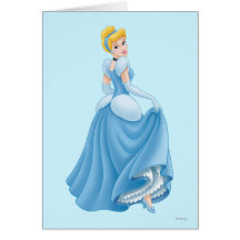 Position de Cendrillon Carte De Vœux