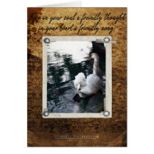 'Positive Affirmation' blank Card