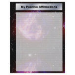 Positive Affirmations Filler Paper Flyer