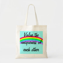 Positive Messages Tote Bags