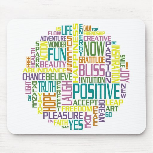 Positive Words Mousemat