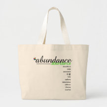 PositivEnergy Abundance Tote Canvas Bag