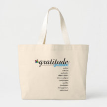 PositivEnergy Gratitude Jumbo Tote Tote Bag