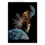 "POSSIBILITIES" Bald Eagle Motivational Gifts Greeting Card