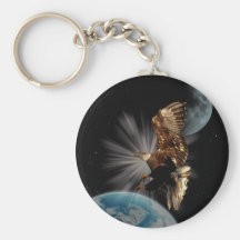 "POSSIBILITIES" Bald Eagle Motivational Gifts Key Chain