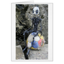 Post Apocalyptic Dolls Greeting Card
