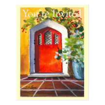 Post Card Invitation:  Red Door Chapel