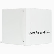 post for sale binder