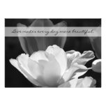 Post Wedding Reception Invitation -- Spring Tulip
