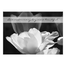 Post Wedding Reception Invitation -- Spring Tulip