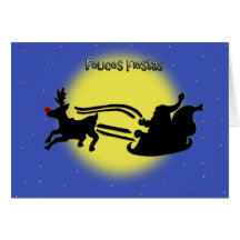 Postal trineo felicitacion 
