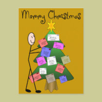 Postal Worker "Merry Christmas" Cards & Postcards postcards