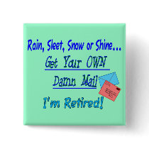 Postal Worker T-shirts and Gifts Pinback Button
