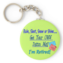Postal Worker T-shirts and Gifts Keychains