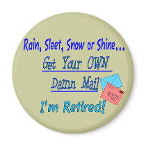 Postal Worker T-shirts and Gifts Refrigerator Magnets