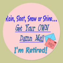 Postal Worker T-shirts and Gifts stickers