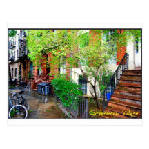 Postcard 1 - Greenwich Village, NYC