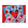 Postcard-Abstract Heart Design