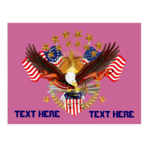 Postcard America Spirit Is Not Forgotten 50 Colour