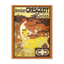 Postcard:  American Crescent Cycles - Bicycles