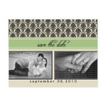 POSTCARD: Baroque Sage 2-Photo Save the Date