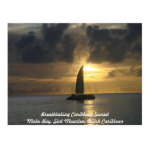 Postcard: Breathtaking Caribbean Sunset