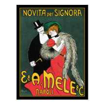 Postcard:  Cappiello Advertising Art