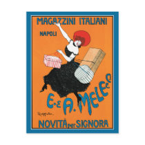 Postcard: Cappiello - Vintage - Magazzini Italiani
