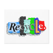 Postcard: Card: "RECYCLE"