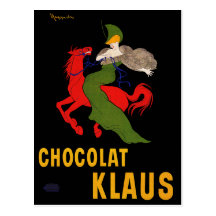 Postcard: Chocolat Klaus - Leonetto Cappiello