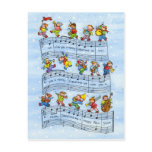 Postcard "Christmas Notes"