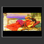 Postcard-Classic/vintage-John William Godward 4 postcards