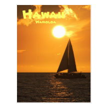 Postcard: Copper Sunset (portrait)