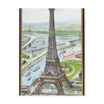 Postcard depicting the Eiffel Tower postcards