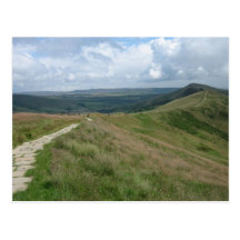 Postcard: Derbyshire Hiking Path