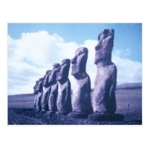 Postcard-Easter Island, Chile