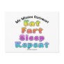 POSTCARD - Eat Fart Sleep Repeat