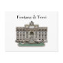 Postcard: Fontana di Trevi: Trevi Fountain