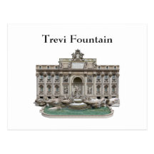 Postcard: Fontana di Trevi: Trevi Fountain