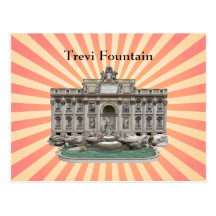 Postcard: Fontana di Trevi: Trevi Fountain