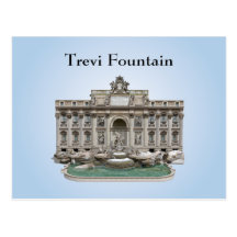 Postcard: Fontana di Trevi: Trevi Fountain