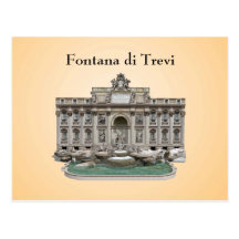 Postcard: Fontana di Trevi: Trevi Fountain